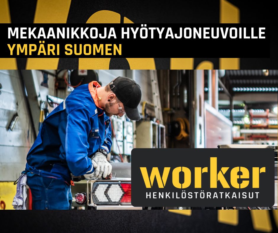 Mekaanikkoja hyötyajoneuvojen pariin